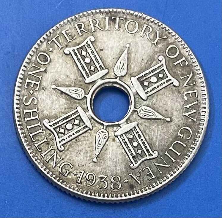 Read more about the article 1938 Papua New Guinea Shilling.. 92.5% Silver Coin