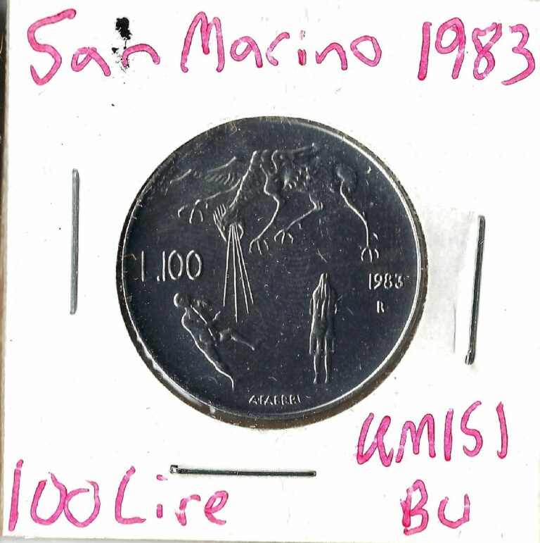 Read more about the article Coin San Marino 100 Lire 1983 KM151  combined shipping