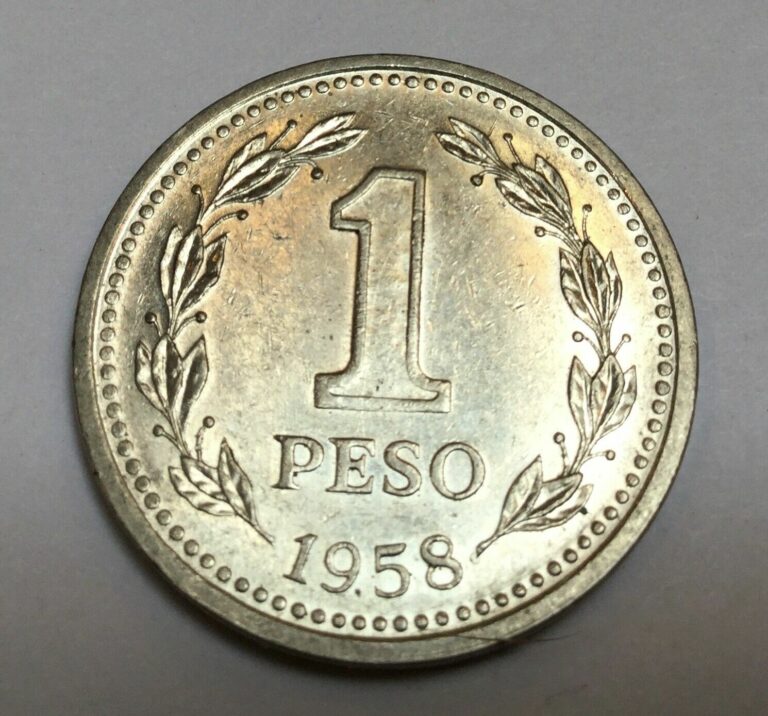 Read more about the article Argentina 1 Peso Coin 1958 $ .85 shipping