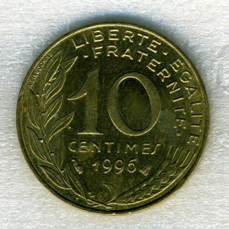 Read more about the article France 10 Centimes 1996 – Coin – .99c flat shipping