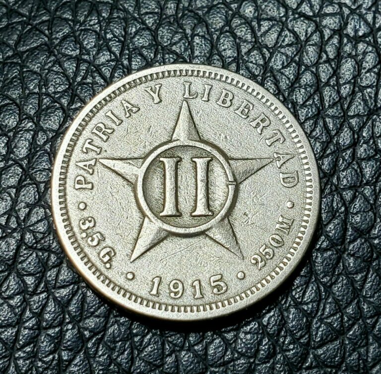 Read more about the article 1915 Vintage Carribean Coin 2 Centavos