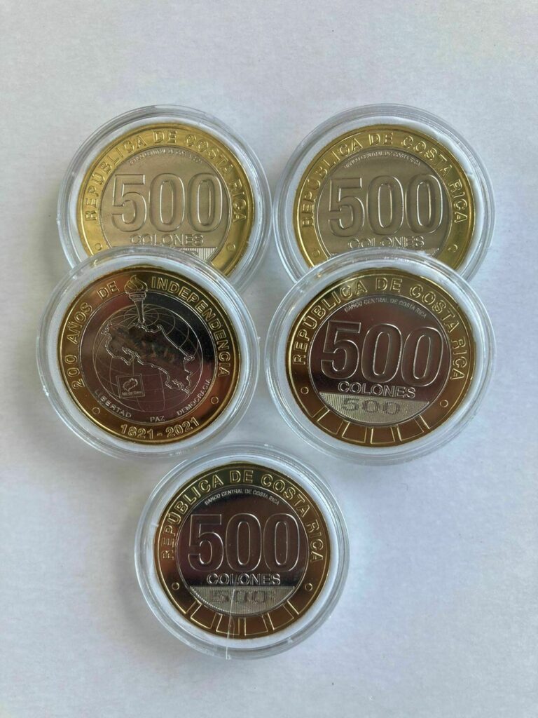Read more about the article Costa Rica Coins  500 Colones 2021 – Commemorative 200 Years of Independence UNC
