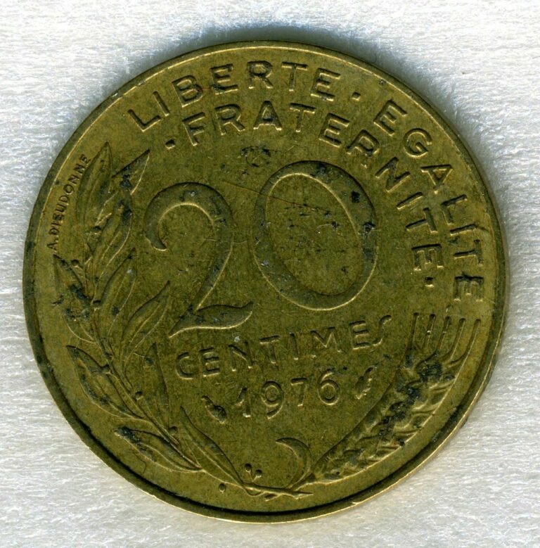 Read more about the article France 20 Centimes 1976 – Coin – .99c flat shipping