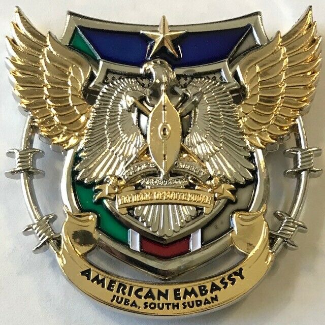 Read more about the article USMC MSG-Det Marine Security Guard Detachment Juba  South Sudan Challenge Coin