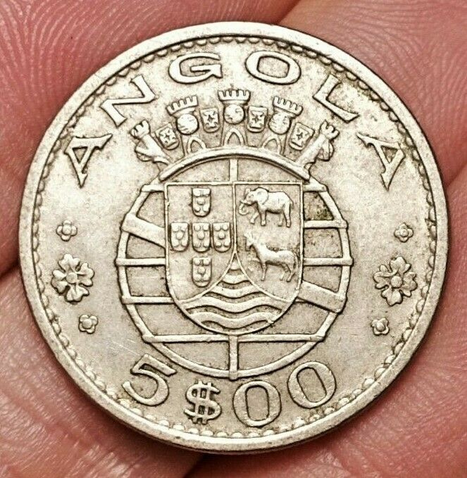 Read more about the article Portuguese Angola 5 escudos 1972 coin