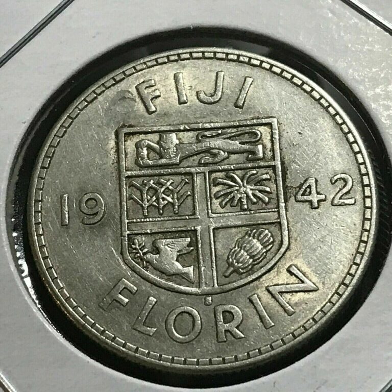 Read more about the article 1942-S FIJI SILVER FLORIN LARGE COIN