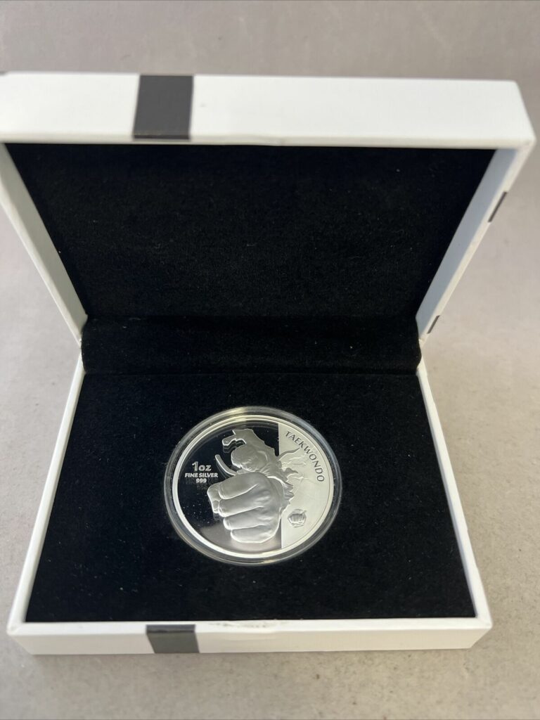 Read more about the article 2020 South Korea 1 oz Silver K-Series Taekwondo Proof