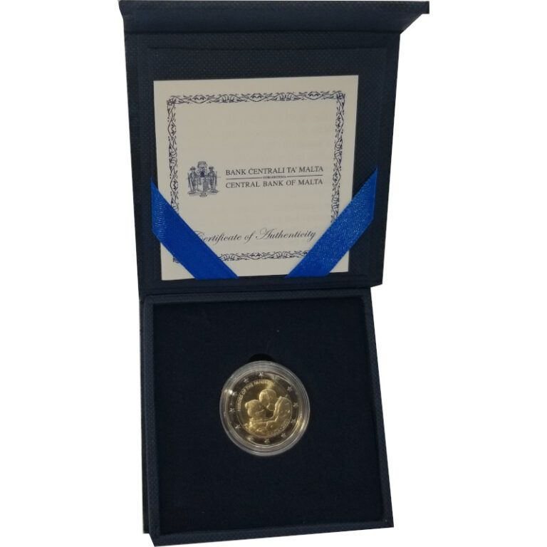 Read more about the article 2021 Malta € 2 Euro BU Coin Heroes of the Pandemic in Box