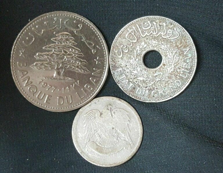 Read more about the article Lebanon and Syria 3 Old Coins