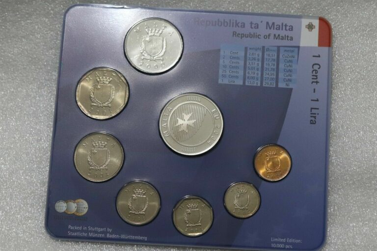 Read more about the article MALTA EUROPEAN UNION MINT COIN SET B41