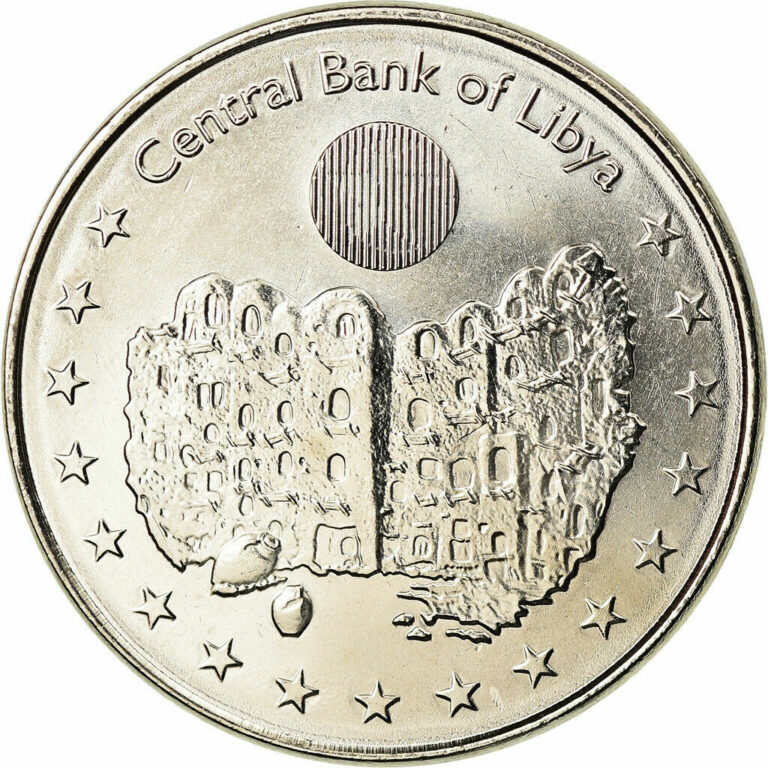 Read more about the article [#785352] Coin  Libya  100 Dirhams  2014  MS(63)  Nickel plated steel