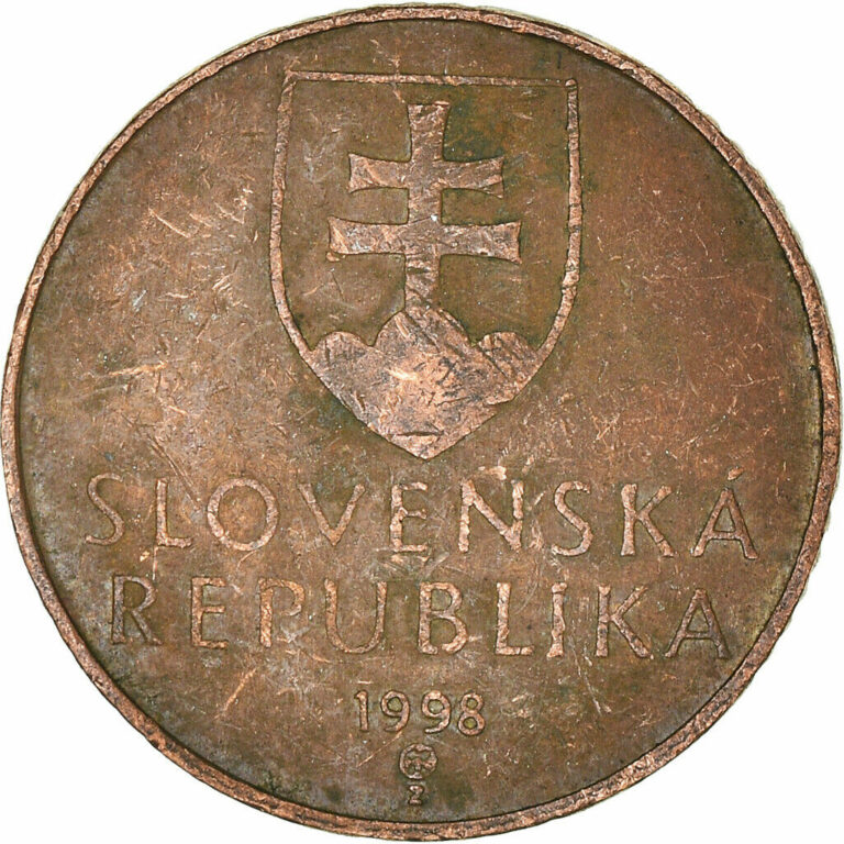 Read more about the article [#932975] Coin  Slovakia  50 Halierov  1998