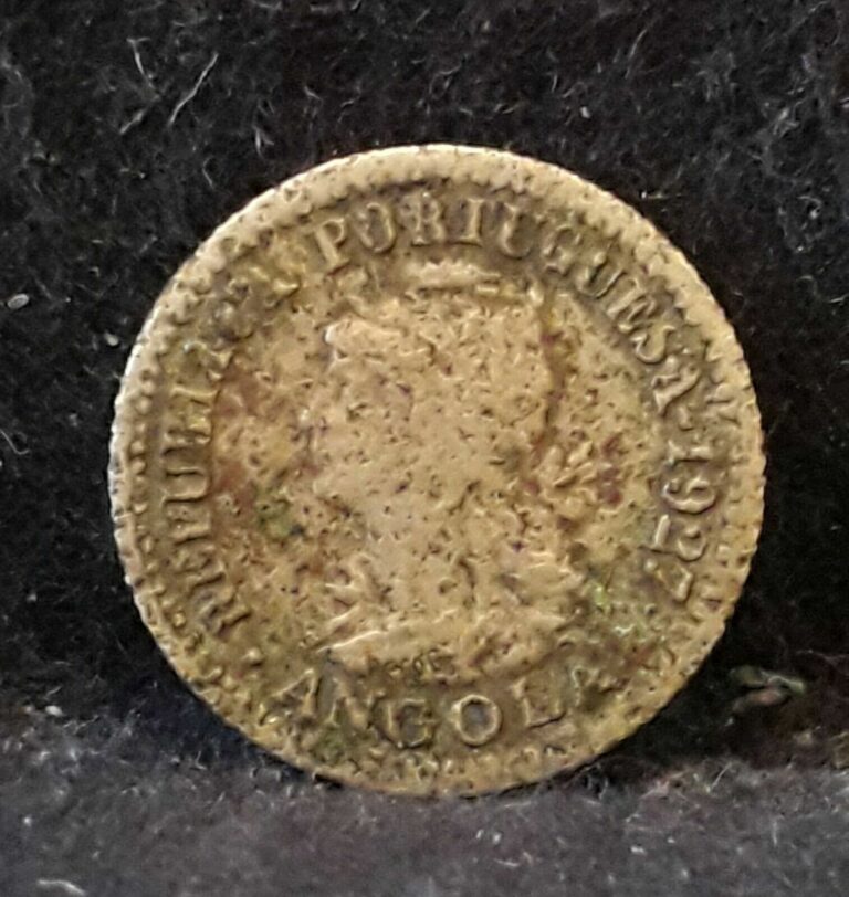 Read more about the article 1927 Portuguese Angola (Colony) macuta (5 centavos)  KM-66 (AN5)            /N59