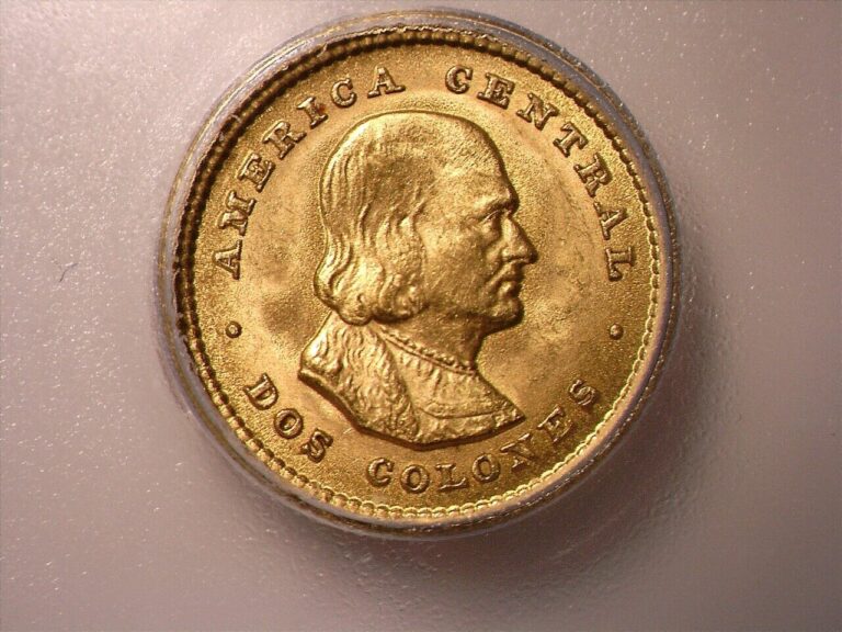 Read more about the article 1900 Costa Rica Dos Colones Gold KM#139 – ICG MS65