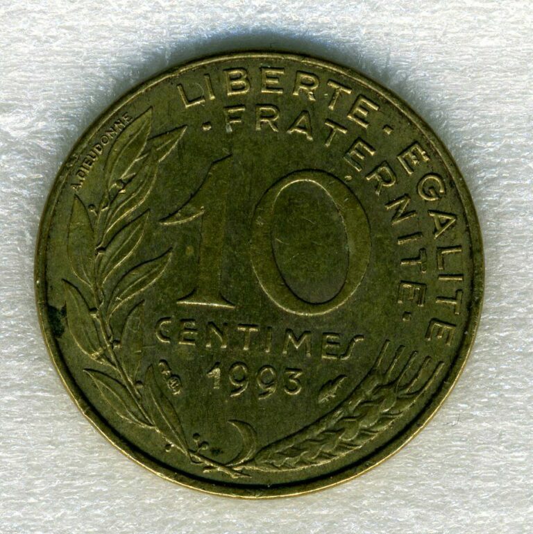 Read more about the article France 10 Centimes 1993 – Coin – .99c flat shipping