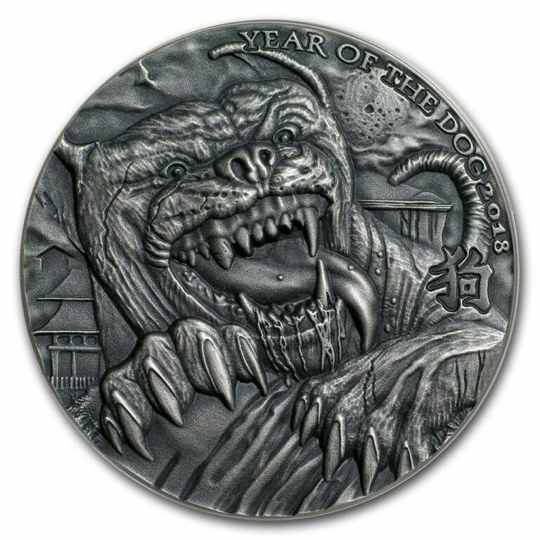 Read more about the article Chad Silver Coin 1 oz  2018 LUNAR DOG OMINOUS Sherlock Holmes Hound Baskervilles