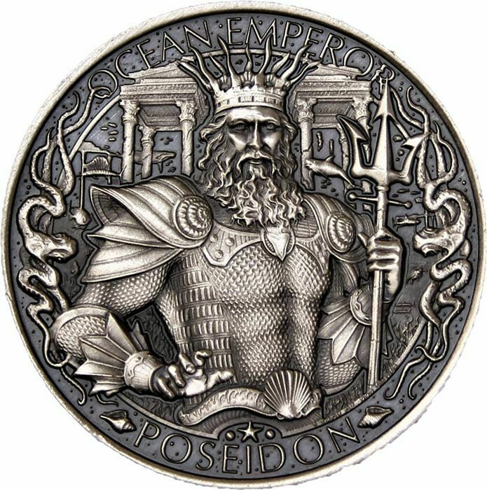 Read more about the article Atlantis 1 oz Silver Round – Mythical Cities Series Antique Finish (.999 Pure)