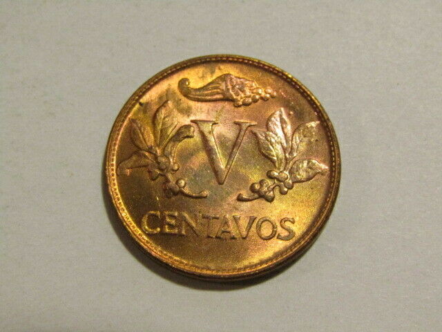 Read more about the article Colombia 1975 5 Cents unc Coin