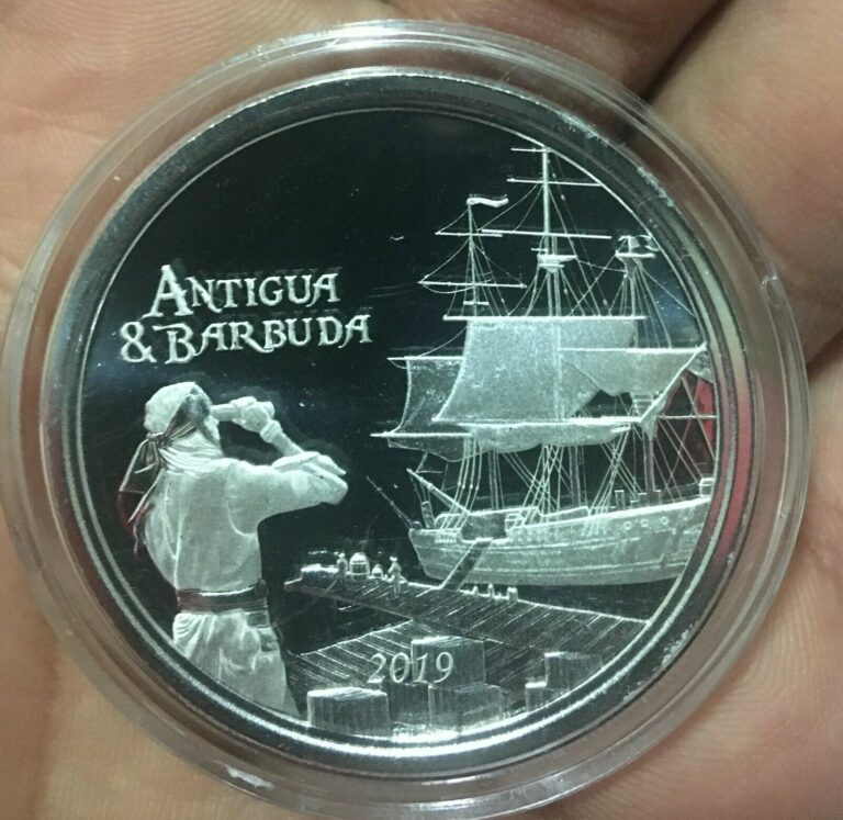 Read more about the article 2019 EC8 Antigua and Barbuda Rum Runner 1 oz 999 Silver BU coin