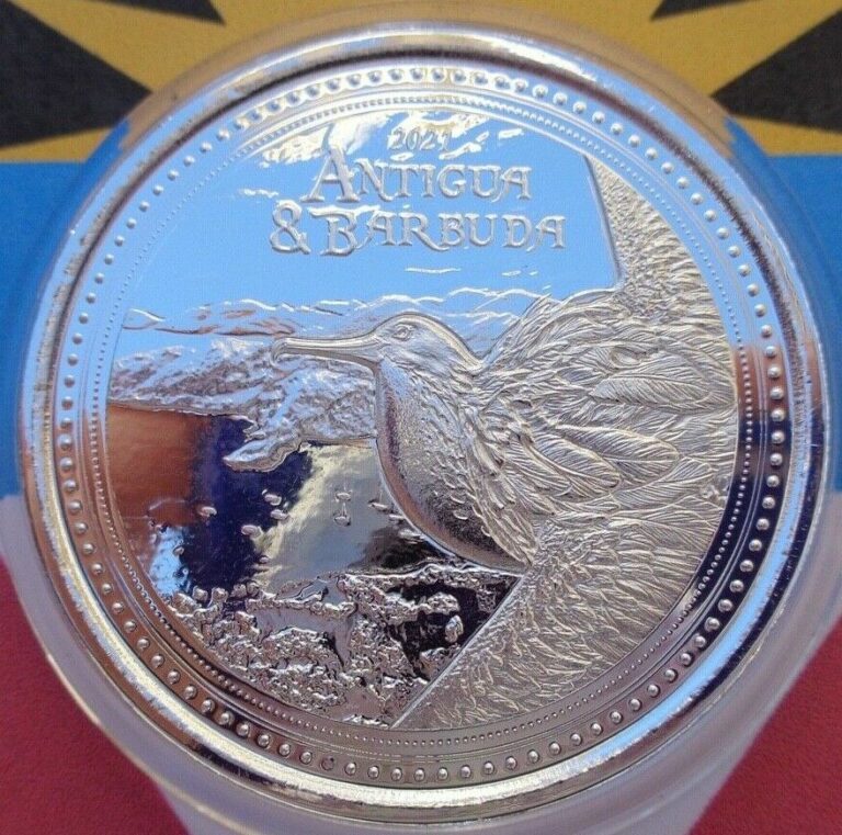 Read more about the article 2021 Antigua and Barbuda FRIGATEBIRD $2 silver BU coin .999 fine silver