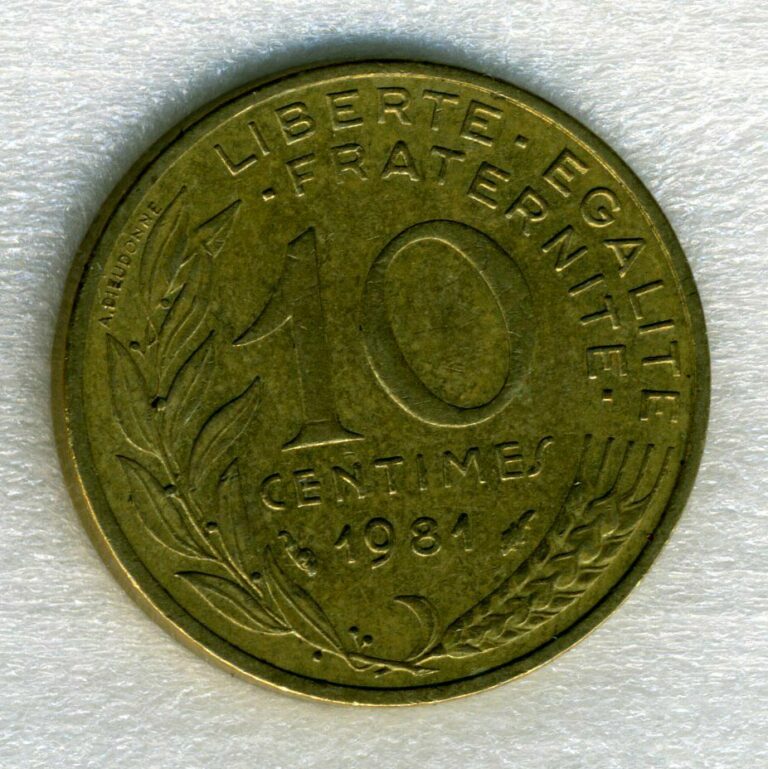 Read more about the article France 10 Centimes 1981 – Coin – .99c flat shipping