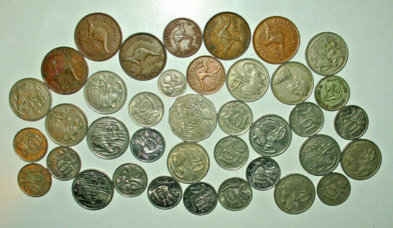 Read more about the article AUSTRALIA COIN LOT. 38 COINS. MANY LARGE COINS. (AU71)