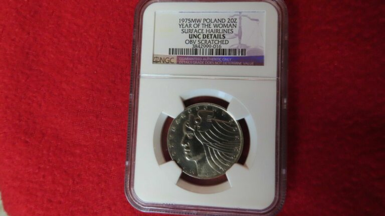 Read more about the article 1975 MW History of Poland Year of the Woman NGC Surface Hairlines Uncirculated