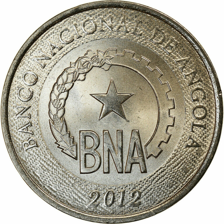 Read more about the article [#786204] Coin  Angola  50 Centimos  2012  MS  Copper-Nickel Clad Steel  KM:107