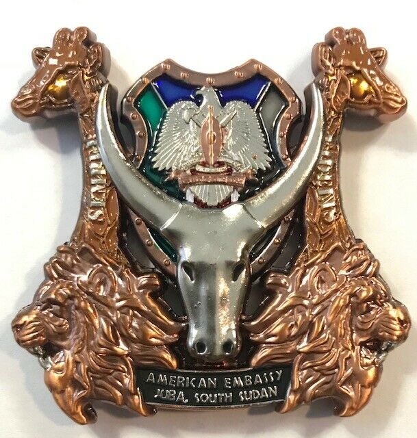 Read more about the article USMC MSG-Det Marine Security Guard Detachment Juba  South Sudan Challenge Coin