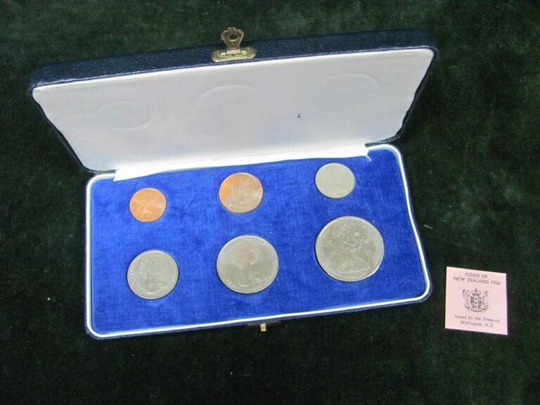 Read more about the article 1968 New Zealand 6 Coin Uncirculated Set