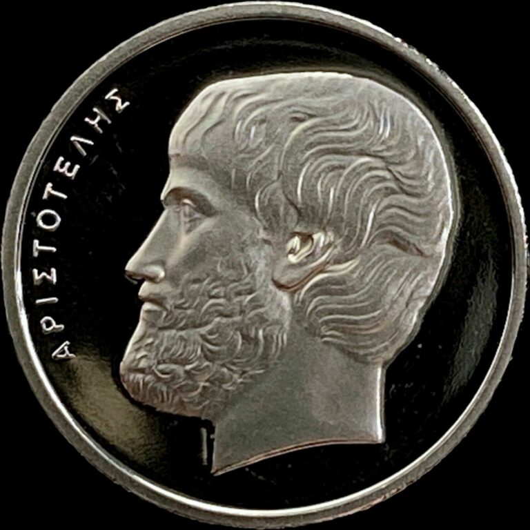 Read more about the article GREECE. 1978  5 Drachmai – Aristotle  Proof  Rare