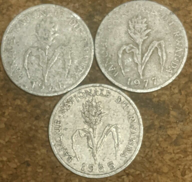 Read more about the article Rwanda 1 Franc 1974  1977  1985 Coins