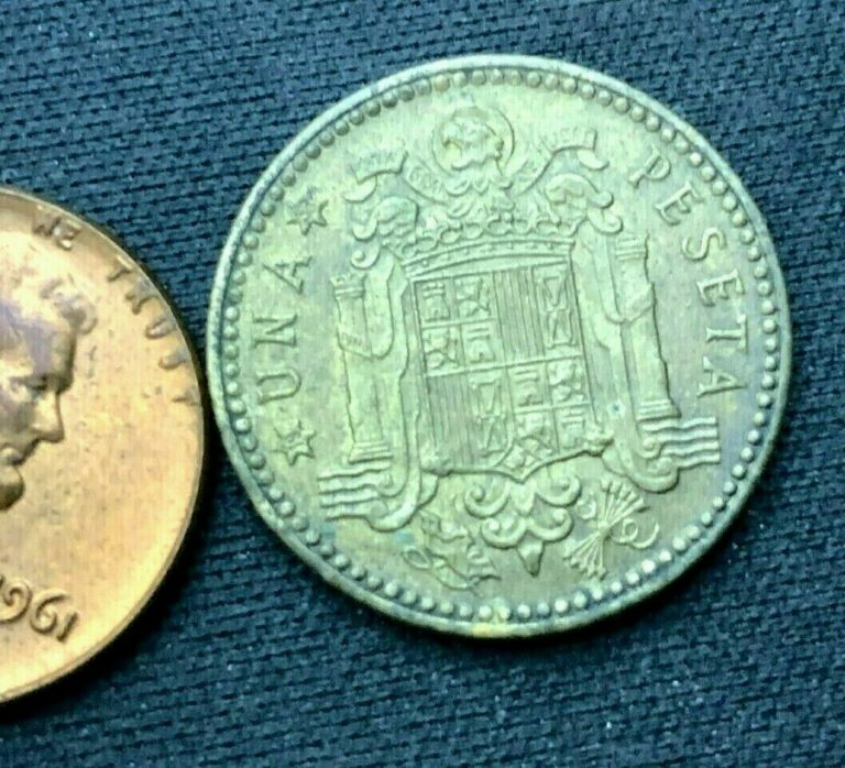 Read more about the article 1947 Spain Un Peseta Coin UNC   World Coin Aluminum Bronze     #C072