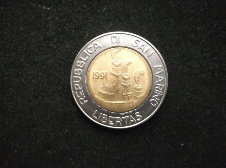 Read more about the article 1991 San Marino 500 Lire KM#269