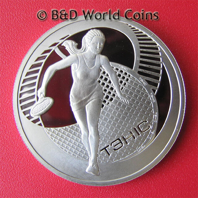 Read more about the article 2005 BELARUS ONE 1 ROUBLE PROOF WOMAN BIG TENNIS PLAYER Cu-Ni 33mm (no silver)