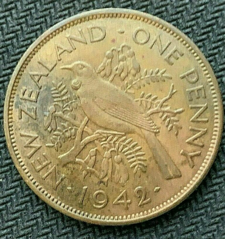 Read more about the article 1942 New Zealand Penny Coin UNC       High Grade  World Coin     #C870