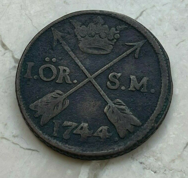 Read more about the article 1744 Sweden 1 One Ore – Small Bit of Corrosion