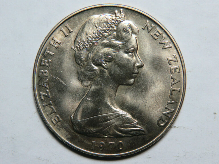 Read more about the article 1970 Mount Cook New Zealand Dollar  Uncirculated