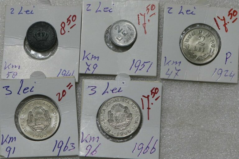 Read more about the article ROMANIA 2 + 3 LEI COLLECTION B38 J3
