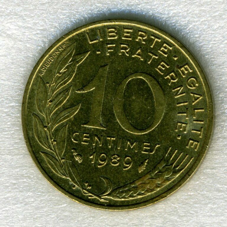 Read more about the article France 10 Centimes 1989 – Coin – .99c flat shipping