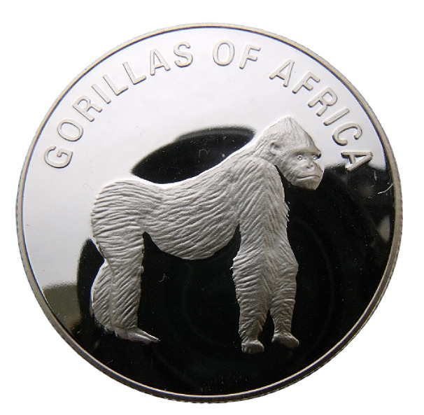 Read more about the article UGANDA 1000 SHILLINGS 2003 ANIMAL GORILLA ON ALL FOURS – BIG HEAVY PROOF COIN