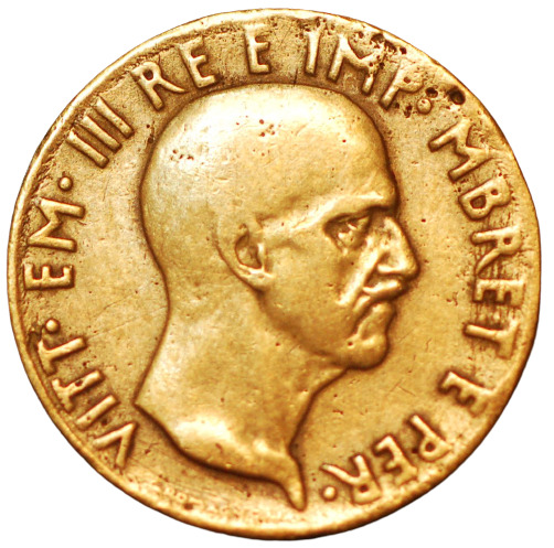 Read more about the article Albania 0.05 Lek 1940 Vittorio Emanuele III KM# 27