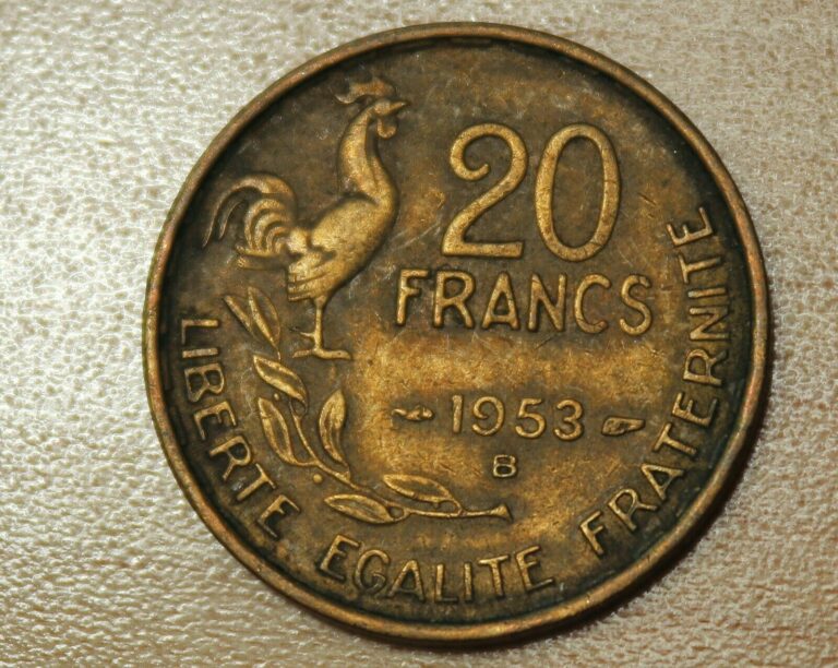 Read more about the article 1953 B France 20 Francs