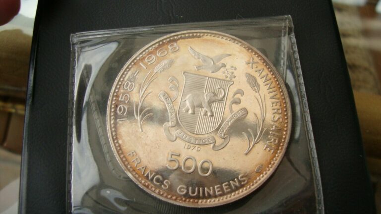 Read more about the article REPUBLIQUE DE GUINEE GUINEA REPUBLIC SILVER 500 FRANCS LIMITED ED 1958-1968