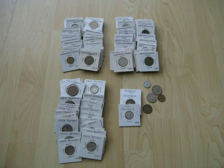 Read more about the article Collectible Mixed Lot 128 x Czechoslovakia Czech Republic  Coins Set