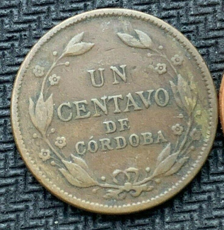 Read more about the article 1937 Nicaragua 1 Centavo Coin VF XF    ( MINTAGE 1 Million )   #B862