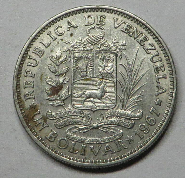 Read more about the article Venezuela Bolivar 1967(l) Nickel Y#42