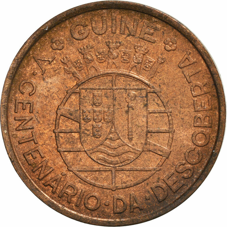 Read more about the article [#384714] Coin  Guinea-Bissau  Escudo  1946  EF(40-45)  Bronze  KM:7