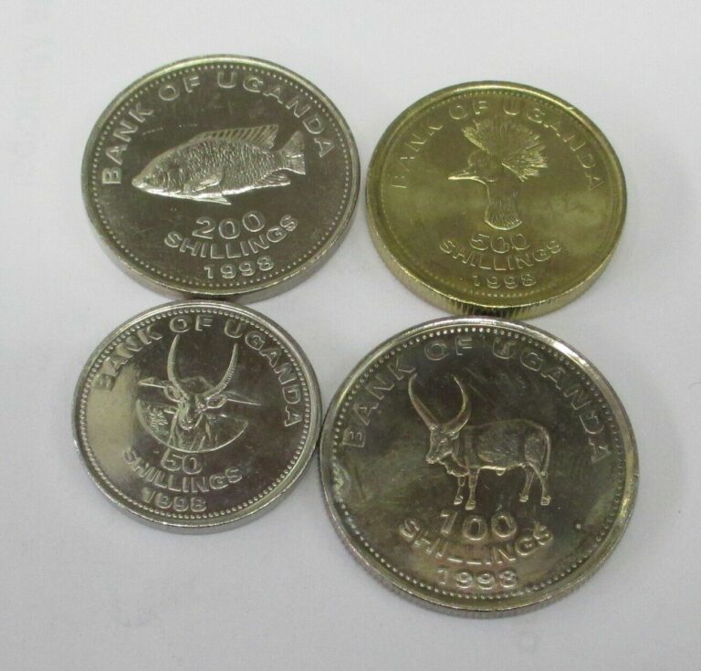 Read more about the article UGANDA SET 4 COINS 1998 UNC