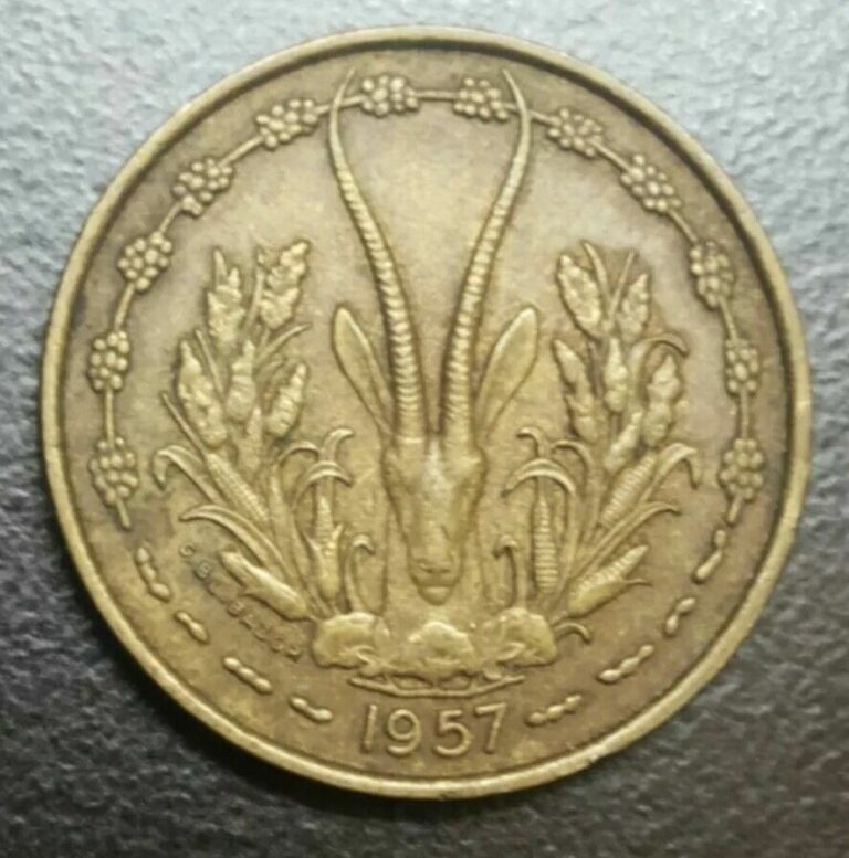 Read more about the article 1957 TOGO 25 FRANCS COIN AFRIQUE FRENCH WEST AFRICA OCCIDENTAL OCCIDENTALE XF